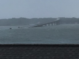 Causeway flooded at high tide
Saturday, October 8
